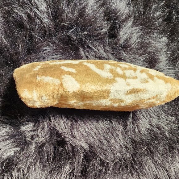 Vintage Ingber Foldover Clutch Purse with Gold Tone Kiss Lock Faux Fur/Wool like - Picture 7 of 14